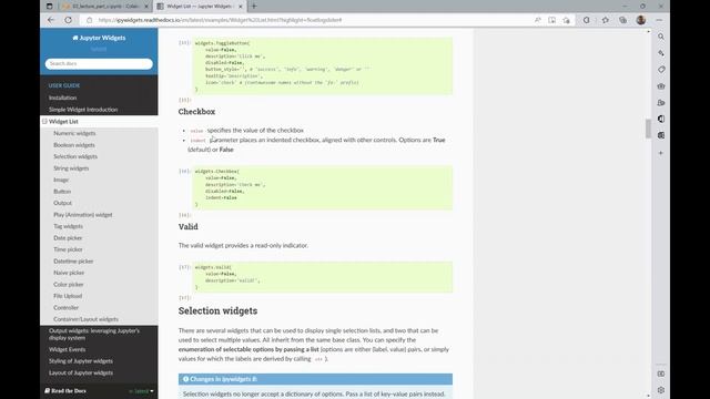 Introduction to Python widgets in Jupyter and Google Colab (03 lecture part c video 2) смотреть онлайн