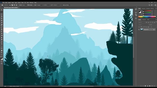 Zoom In-Out & Document Pan - Adobe Photoshop for Beginner смотреть онлайн