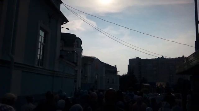 Колокольный звон. Крестный ход. Вечернее. Престольный Праздник Рождества Иоанна Предтечи... смотреть онлайн