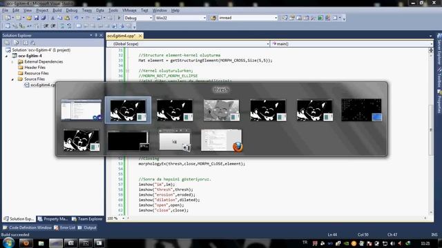 OpenCV Morphology ve Thresholding смотреть онлайн