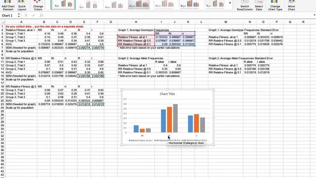 Creating Column (Bar) Graphs in Microsoft Excel for Multiple Treatments, including Error Bars смотреть онлайн
