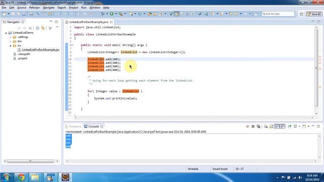 How to get each object from the LinkedList using a for-each loop? | Java Collection Framework смотреть онлайн