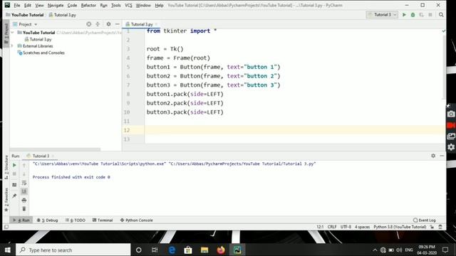 Python GUI Tutorial -3 | Frames | Hindi 2020 смотреть онлайн