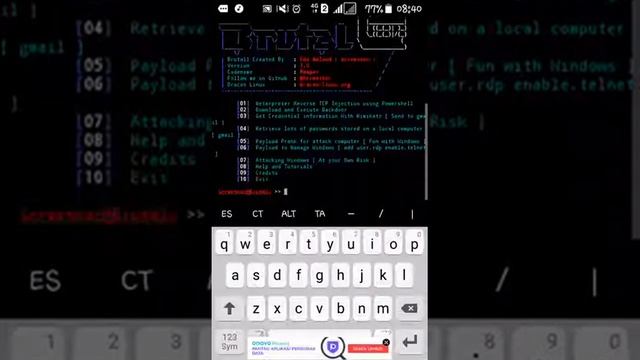 Install Tools Brutal di Termux Android смотреть онлайн