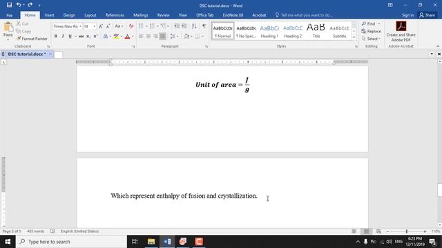 DSC Analysis Through OriginLab - Enthalpy and Specific Heat Capacity - 16 смотреть онлайн
