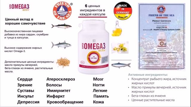 ОБЗОР Продукции для Здоровья компании LR смотреть онлайн