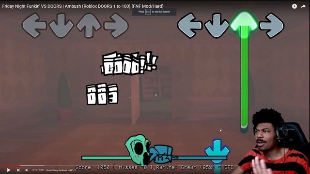 RUSH AND AMBUSH JOIN THE FNF WORLD | Friday Night Funkin Roblox Doors (Vs Ambush & Rush) смотреть онлайн