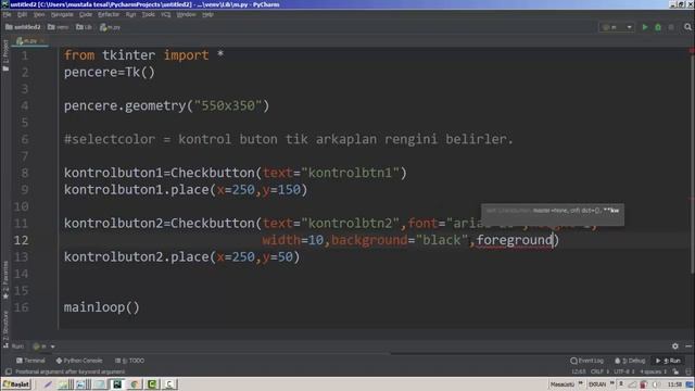 Pencereye Checkbutton ekleyelim Python Tkinter #27 смотреть онлайн