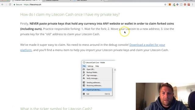 LitecoinCash Fork Safest way possible to claim FREE LCC смотреть онлайн