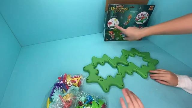 Конструктор ЦВЕТОЧНЫЙ САД  из Fix Price / Игра Цветочный сад от компании Play Game