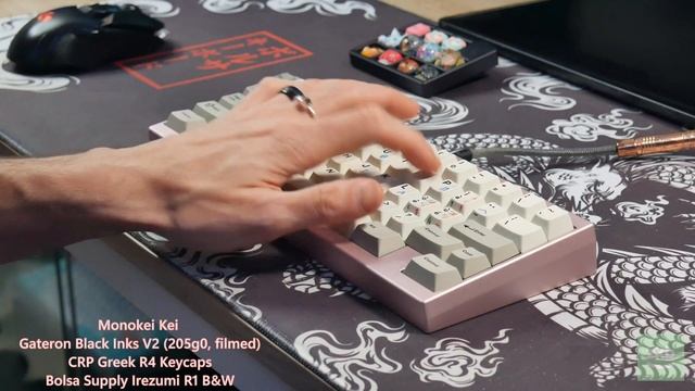 Gateron Blacks Inks will forever be end-game - Monokei Kei Sound Test смотреть онлайн