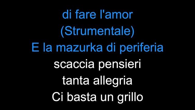 Casadei La mazurka di periferia - Karaoke - Mp3 смотреть онлайн