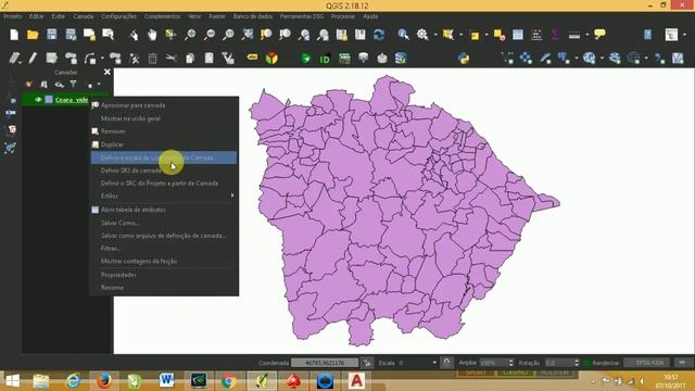 Transformar arquivo DWG em KML com o QGIS смотреть онлайн