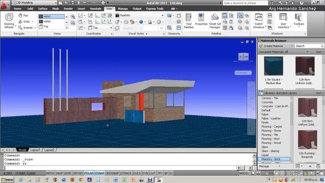 RENDERIZADO 3D EN AUTOCAD 2-3 смотреть онлайн