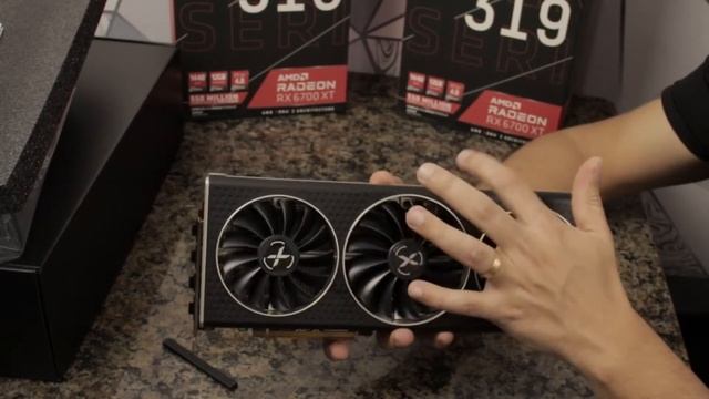 RX 6700XT XFX UNBOXING PLACA DE VIDEO AMD - 47 MHS - MINERAÇÃO ETHEREUM смотреть онлайн