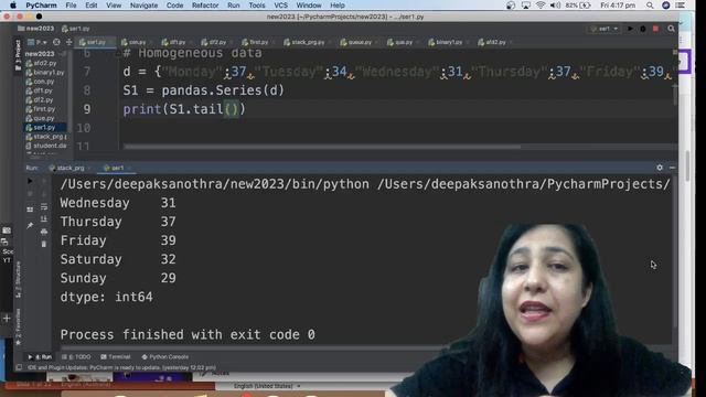 Complete Course for 12 IP CBSE Board | Using head and tail function in Python Pandas| #anjaliluthra смотреть онлайн