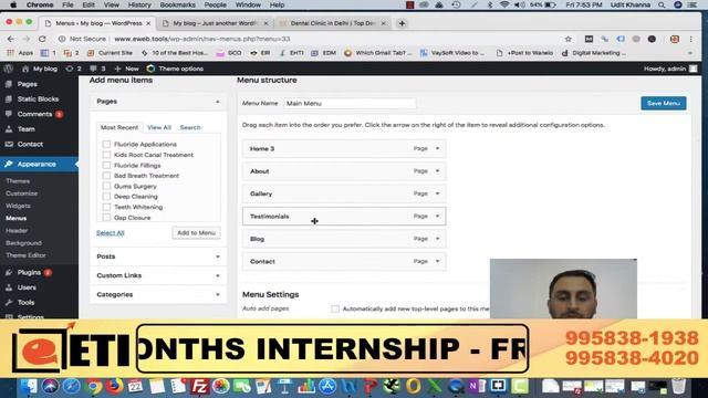 How to Create a Menu in WordPress Website, Mega Menu, Drop-Down Menu - WP Series-8 смотреть онлайн