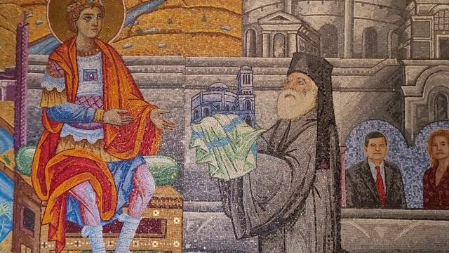 Каир ( Египет ): Церкви Старого Каира, мозаики. 19.01.2023. Old Cairo's churches. смотреть онлайн