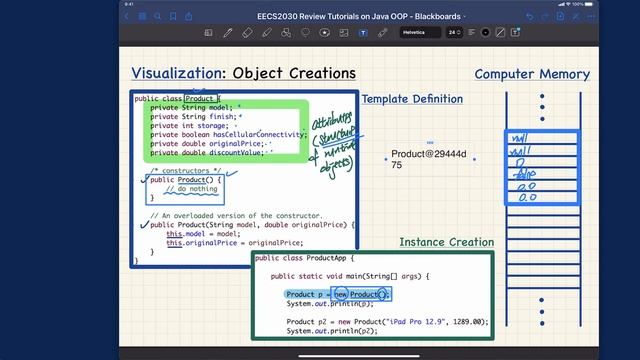 [HD] EECS2030 F21 - Review Tutorials Week 1 - Part 6 - Product: Tracing Object Creations смотреть онлайн