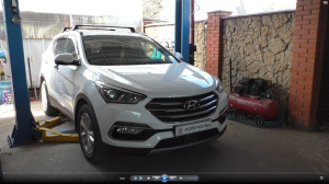 Течь масла из раздатки замена сальников на Хундай Сантафе 2,2  Hyundai Santa Fe Prime 2018