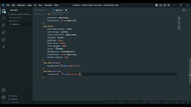 How To Make Switch Login Form Using HTML, CSS, and JavaScript | CSS Login Form смотреть онлайн