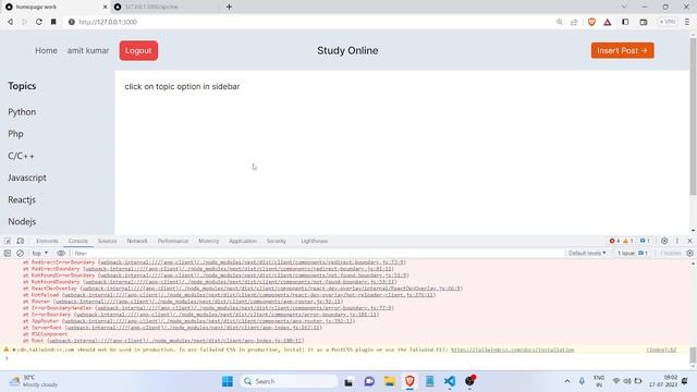 Study Online Project using Next.js 13.4 mongoose tailwindcss mongodb reactjs App Router Part - 11 смотреть онлайн