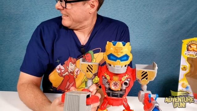 Treasure X Robots Gold Mega Treasure Bot 25 Levels Of AdventureFun - Exclusive GoldCrown Toy Review