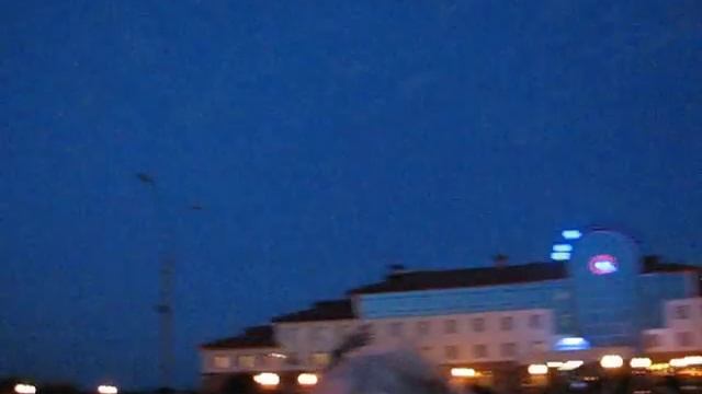 Фонтан в городе Усинске (Респ. Коми) смотреть онлайн