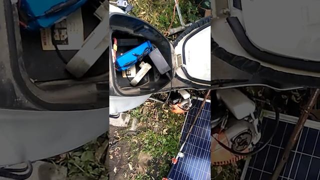 Нашел исправное зарядное для лития после пожара, проверяю на работоспособность от СЭС смотреть онлайн