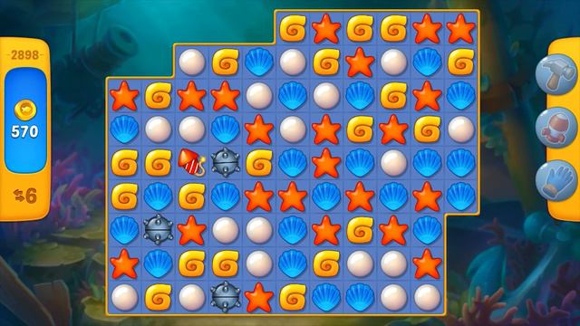 Fishdom level 2896-2900 (iOS, Android) смотреть онлайн