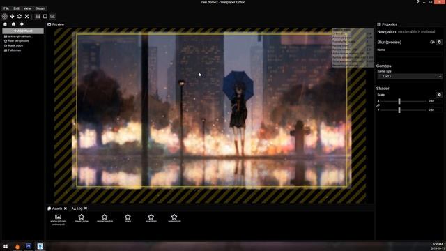 Wallpaper engine - Rain Effects (screen and splash) смотреть онлайн