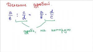 Как умножать и делить дроби (Математика 5 класс)