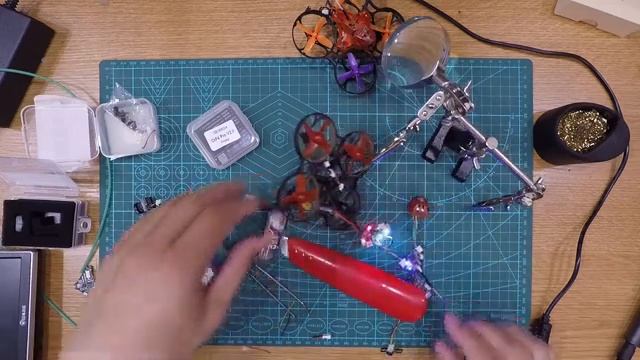 Ремонт Eachine Trashcan, сравнение Runcam Nano2 и Caddx EOS2 смотреть онлайн