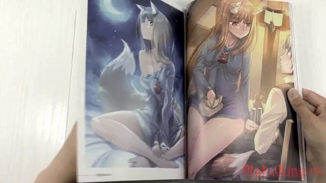 обзор Art Book - Ookami to Koushinryou (Spice and Wolf) - Jyunenme no Ringo Shu смотреть онлайн