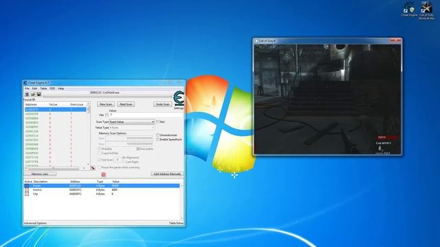 Hacking the game Call of Duty, World at War - part 1 - Cheat Engine смотреть онлайн