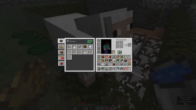 Первые фермы, мобов, животных, дерева, тростника Minecraft сервер смотреть онлайн