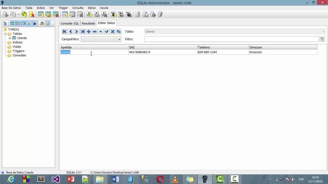 Base de Datos Sqlite смотреть онлайн