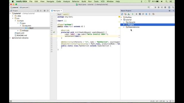 Creating web applications with Vaadin in IntelliJ IDEA смотреть онлайн