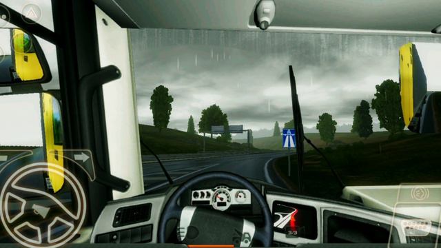 euro truck simulator 2 , beautiful long drive Rainey strom HD смотреть онлайн