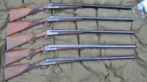 Штучные ружья Иж-54. Советские легендарные двустволки крупным планом.Сделано в СССР! Soviet shotgun