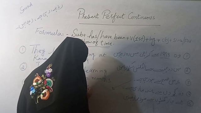 Present Perfect Continuous Tense(Affirmative & Negative Sentences) With Easy Urdu Examples смотреть онлайн