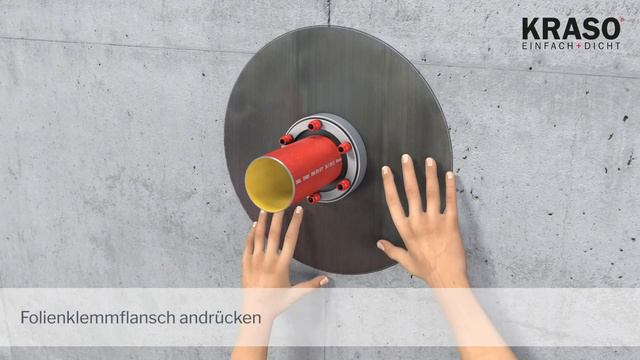 Montagevideo KRASO Folienklemmflansch Typ FKF - vor der Wand - MPA geprüft bis 2,5 bar смотреть онлайн