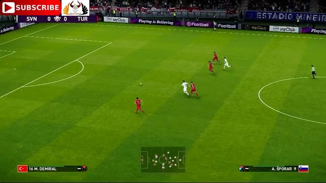 Slovenia vs Turkey | UEFA International Friendly 2020 | Predictions eFootball PES 2020 смотреть онлайн