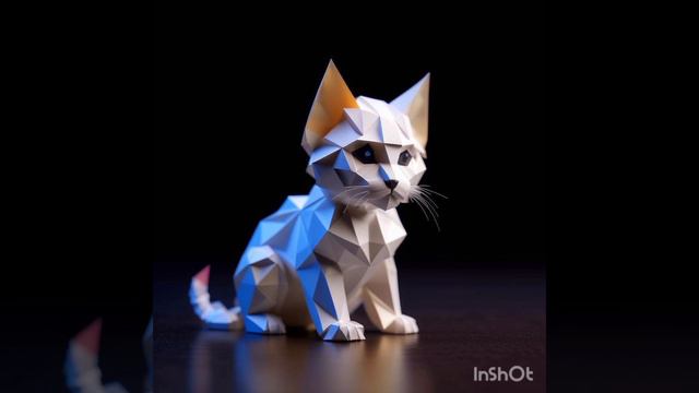 Котята оригами сгенерированные нейросетями смотреть онлайн