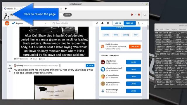 Web browser application using nwjs [Demo] смотреть онлайн