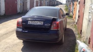 Полное открытие багажника AVENSIS 2
