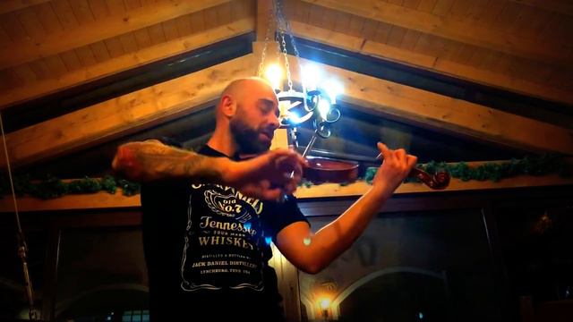 A video with the new iPhone X - violin jam on Ab major with old violin