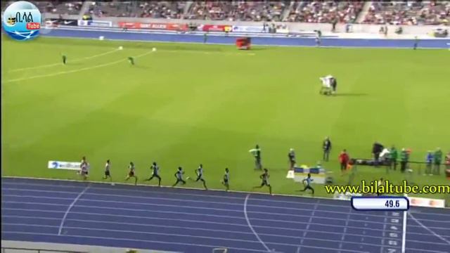 Mohammed Aman wins the 800 meters race at IAAF Berlin 1/9/2013 HD смотреть онлайн
