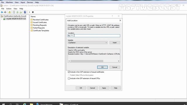 14. Publish the CRL and AIA Location on a Separate Web Server смотреть онлайн