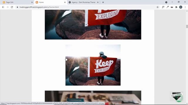 How To Add A Bootstrap Homepage For Your Blogger Website - Part I - Live Blogger смотреть онлайн